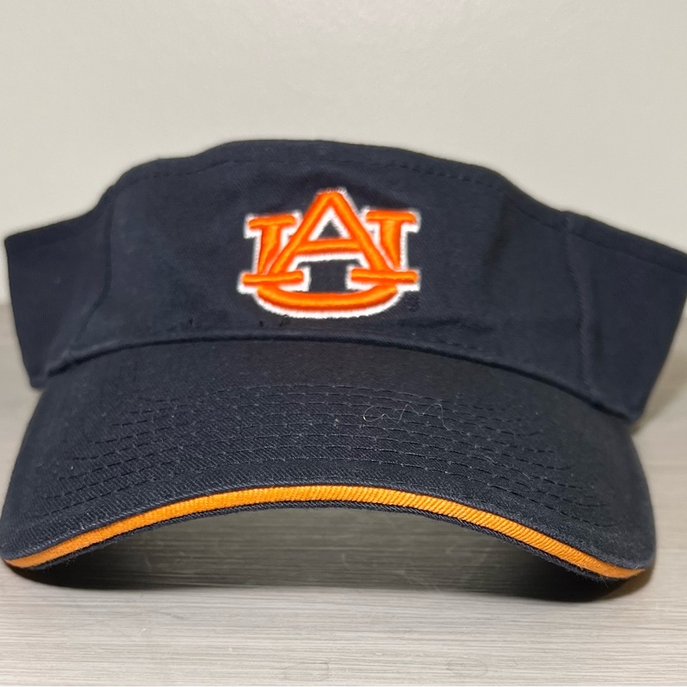 New Unisex Auburn University Navy and Orange Visor No Tag Never Worn